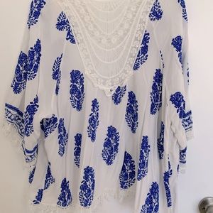 Blue & White Kimono